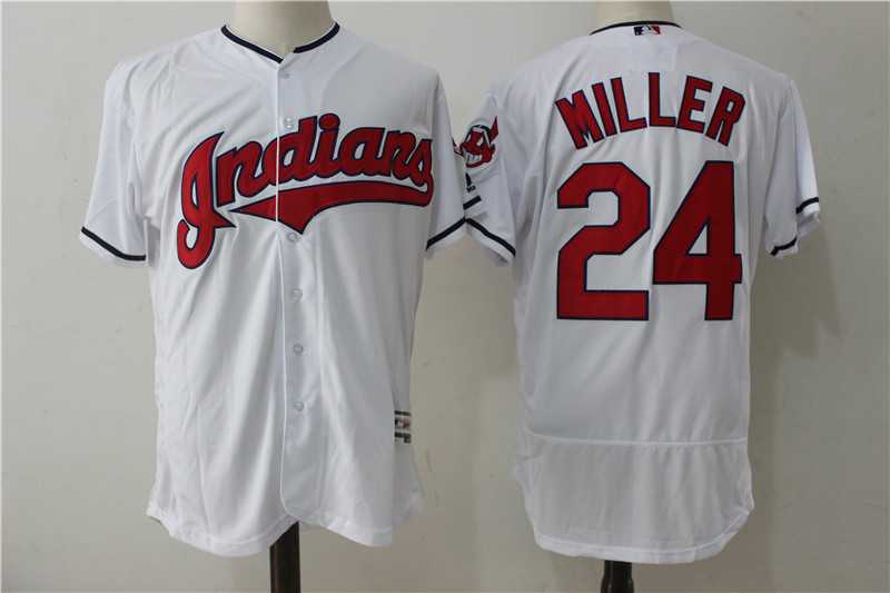 Cleveland Indians #24 Andrew Miller White Flexbase Jersey,We sell and wholesale Cleveland Indians #24 Andrew Miller White Flexbase Jersey on line form chian!